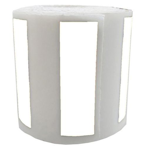 Segnaletica per porta vetrata 2,5m - 50mm - Linea bianca,