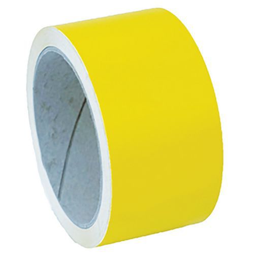 Segnaletica per porta vetrata 10m - 50mm - Giallo,