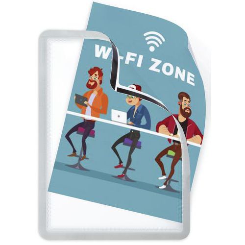 Cornice Magneto A4 argento,