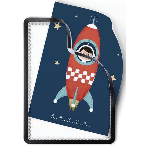 Cornice Magneto A4 nera,