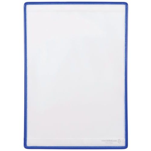Cartelline adesive per affissione - A4 verticale - Blu,