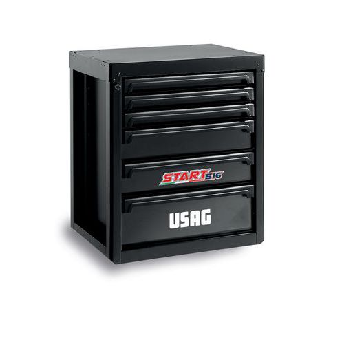 Armadio fisso a 6 cassetti,