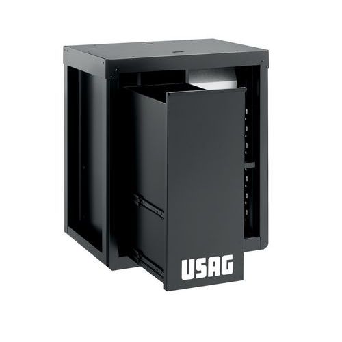 Armadio con portarifiuti e portarotolo,