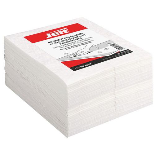 Panni bianchi ultra resistenti e assorbenti - Jelt,