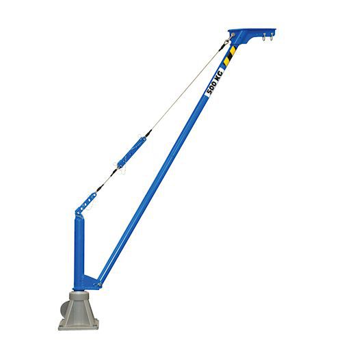 Gru a colonna leggera portatile per paranco 300 kg-Huchez,