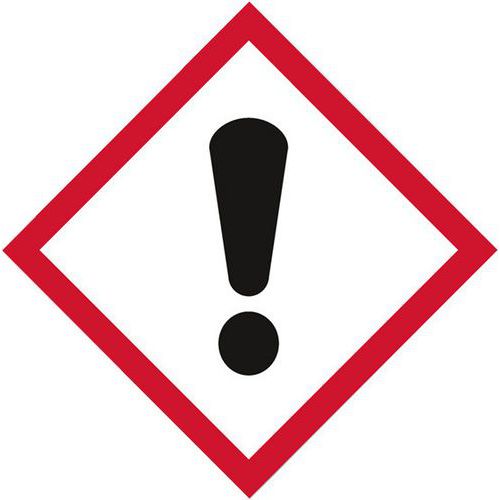 Marcatura tubi GHS07-Nocivo-80mm-Systemtext,