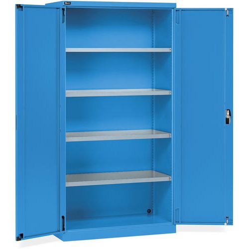 Armadio con ante a battente - 1023x555x2000 mm - Blu,