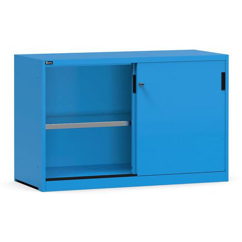 Armadio con ante scorrevoli - 1428x600x915 mm - Blu,