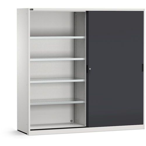 Armadio con ante scorrevoli - 2040x600x2000 mm - Antracite,