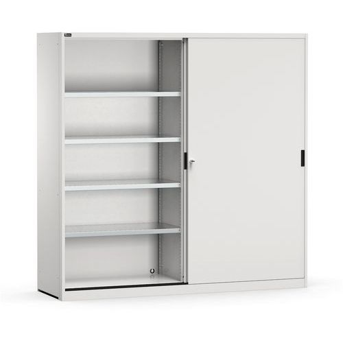 Armadio con ante scorrevoli - 2040x600x2000 mm - Grigio chiaro,