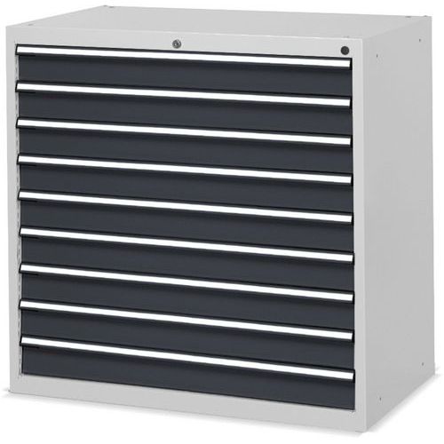 Cassettiera - 1023x600x1002mm - Antracite - 9 cassetti,