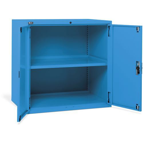 Armadio basso con ante - 1020x726x1000 mm - Blu,