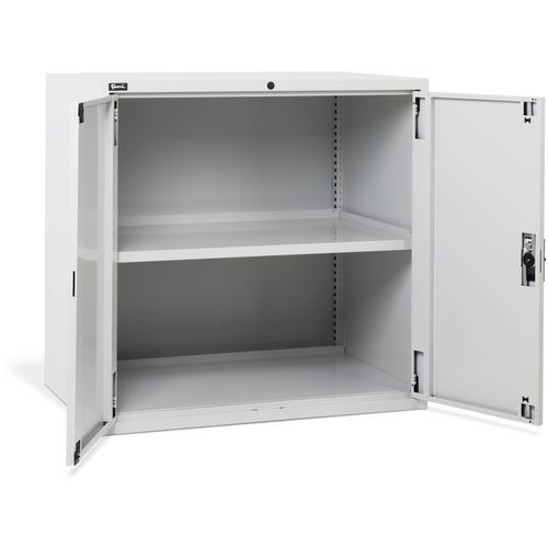 Armadio basso con ante - 1020x726x1000 mm - Grigio chiaro,