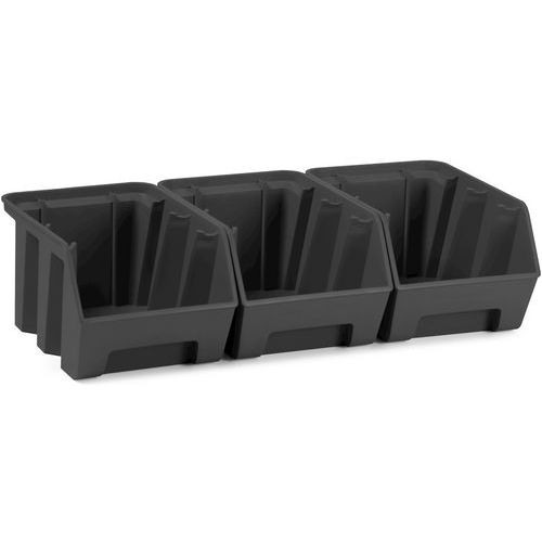 Contenitori a becco Picking Box Air - 160x234x127 mm - Nero,