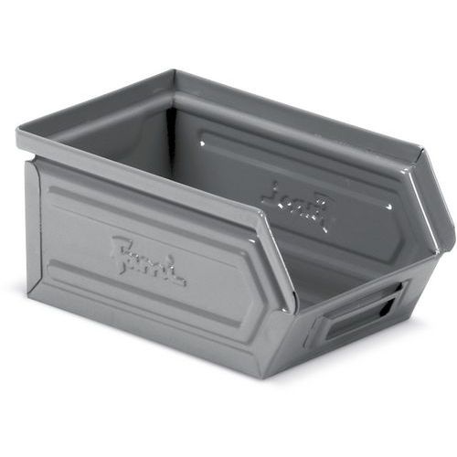 Contenitore in metallo - 105x165x75 mm - Grigio scuro,