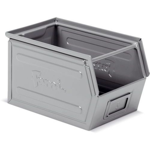 Contenitore in metallo - 210x350x200 mm - Grigio scuro,