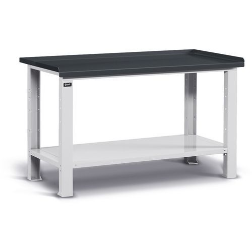Banco da lavoro in acciaio - 1507x704x887 mm - Antracite,