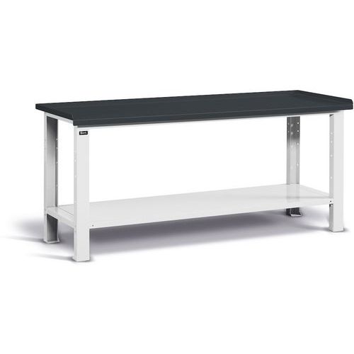 Banco da lavoro in acciaio - 2007x704x887 mm - Antracite,