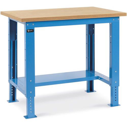 Banco da lavoro Work Up - 1024x750x732/1057 mm - Blu,