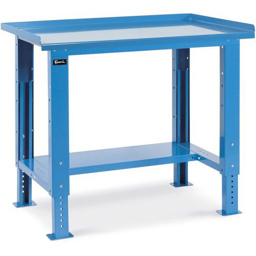 Banco da lavoro Work Up - 1031x704x737/1062 mm - Blu,