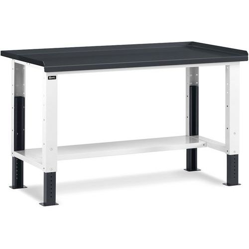 Banco da lavoro Work Up - 1507x704x737/1062 mm - Antracite,