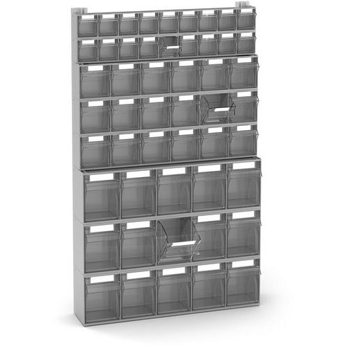 Scaffale Visual Box - 602x157x1000 - 51 cassetti,