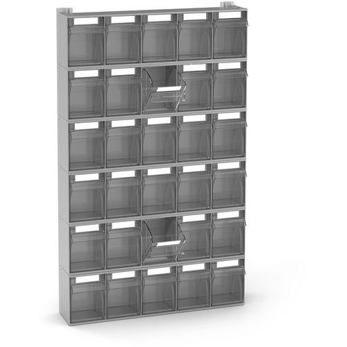 Scaffale Visual Box - 602x157x1000 - 30 cassetti,