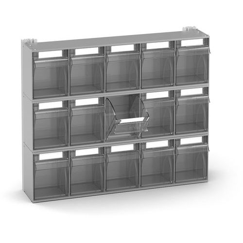 Scaffale Visual Box - 602x157x500 - 15 cassetti,