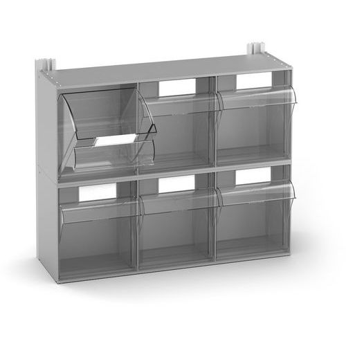 Scaffale Visual Box - 602x225x500 - 6 cassetti,