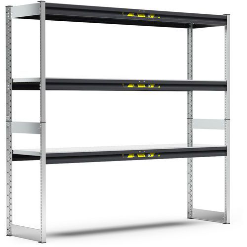 Rack portata grande - 2065x821x2016 mm - Zincato,