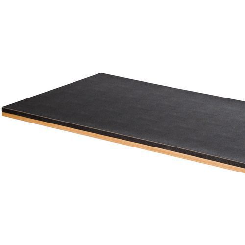 Copertura in acciaio per piano in legno - 3000x750x22 mm,