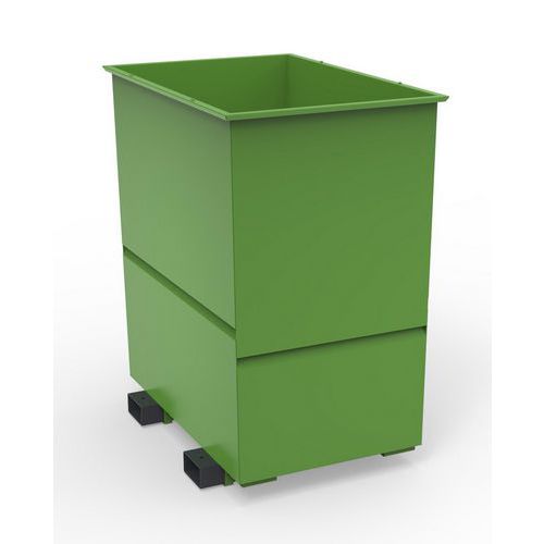 Benna per forche rotanti 1200X800X1250+90 verde RAL6018,