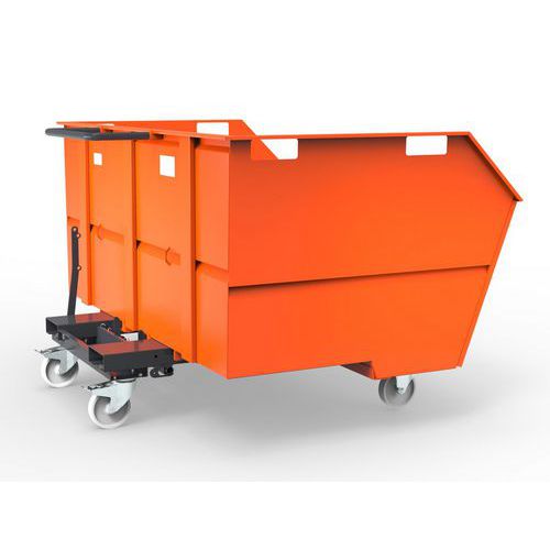 Benna Porta Rottami 2000 L - Montata ARANCIO RAL 2004,