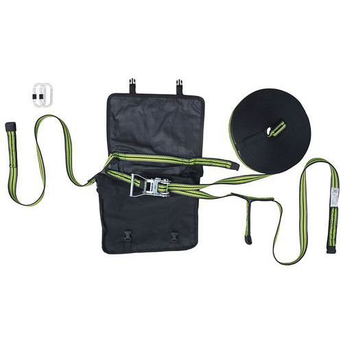 Linea vita orizzontale per 2 operatori,