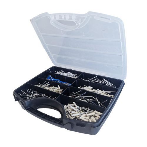 Cassetta di rivetti per targhe - 500 pz,