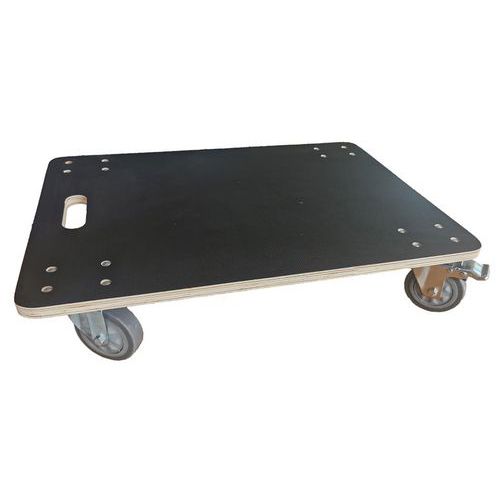 Base carrellata con maniglia-Portata 400kg-Manutan Expert,