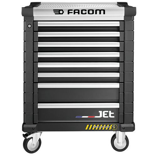 Carrello di sicurezza Jet8M3 con interblocco - 8 cassetti,