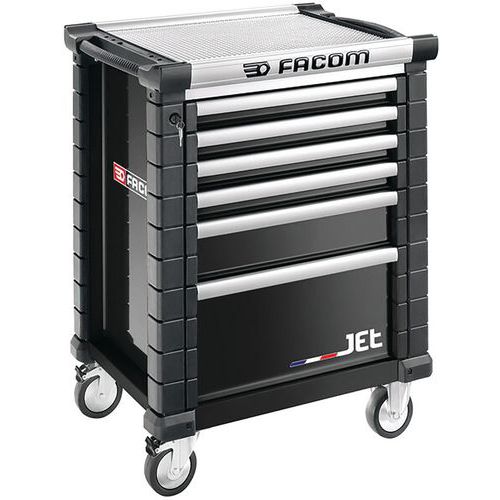 Carrello portattrezzi JetM3 6 cassetti nero - Facom,
