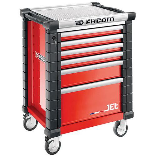 Carrello portattrezzi JetM3 6 cassetti rosso - Facom,