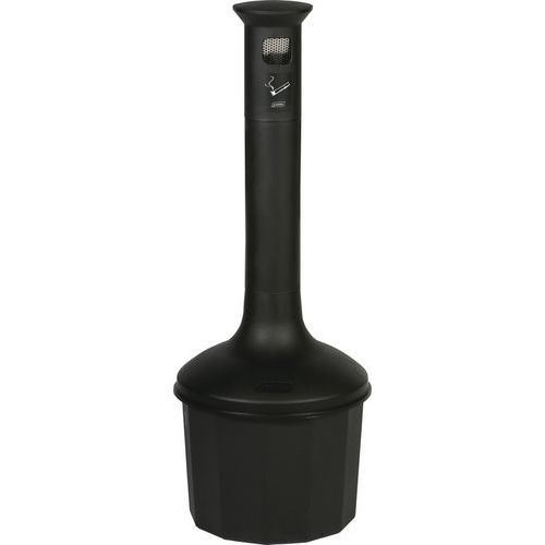 Posacenere in plastica - Grigio antracite - 10 L,