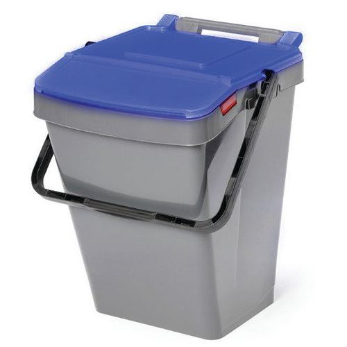 Contenitore Easy Twin - 40 L coperchio blu,