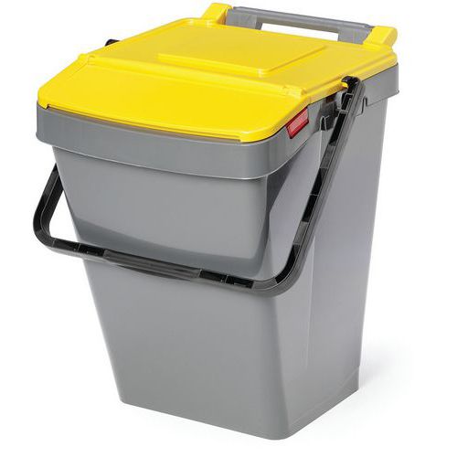 Contenitore Easy Twin - 40 L coperchio giallo,