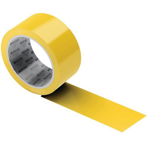 Nastro adesivo per pavimenti giallo - Rocol,