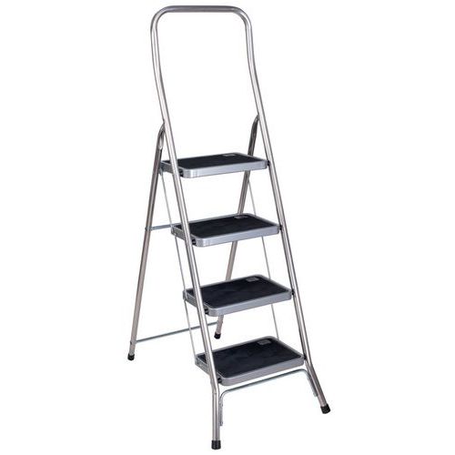 Scaletta in alluminio Super Effe - 4 gradini,