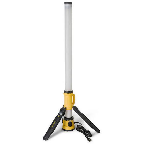 Lampada led cavo 5m presa elettr 360° su treppiedi 21000 lm,