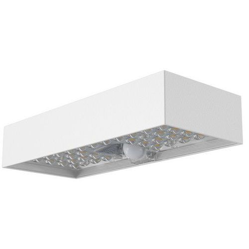 Applique da parete a led solare 800 lumen sensore IR. Bianco,