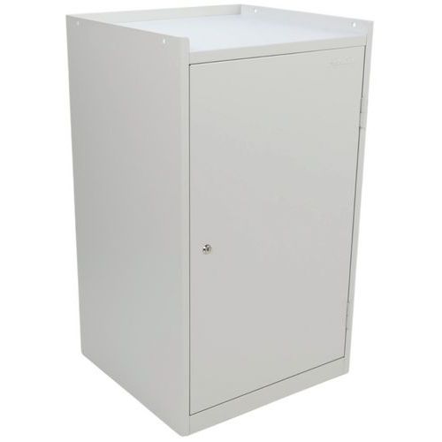 armadio+bordi H91xP50xL53,3 2 ripiani base grigia,