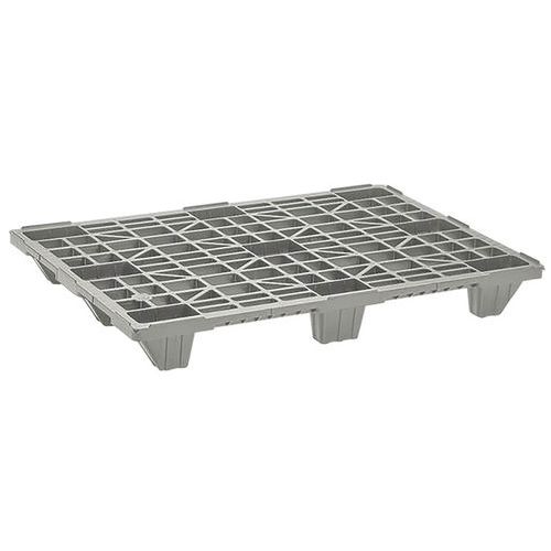 Pallet PEHD incastrabile 800x1200x140 mm, 9 piedi,