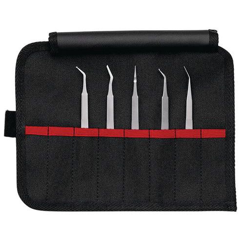 Set di 5 pinzette di precisione SMD - Knipex,