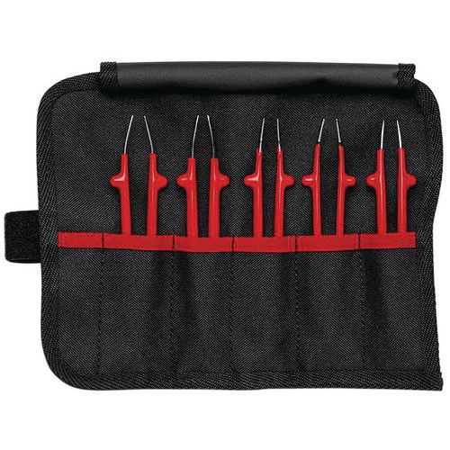 Set di 5 pinzette di precisione isolate 1000 V - Knipex,